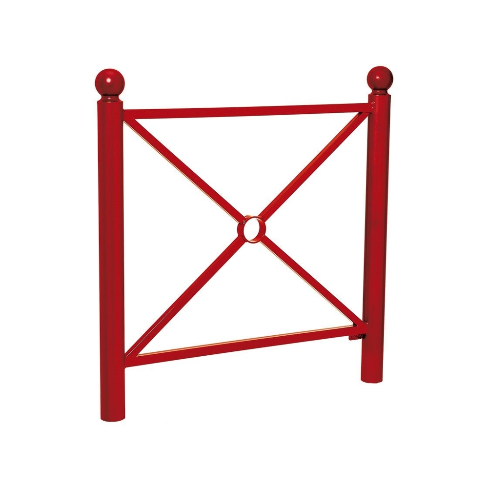 Barrière Province Boule RAL3004 - 1072 - Simple croix - PROCITY - 206066.3004