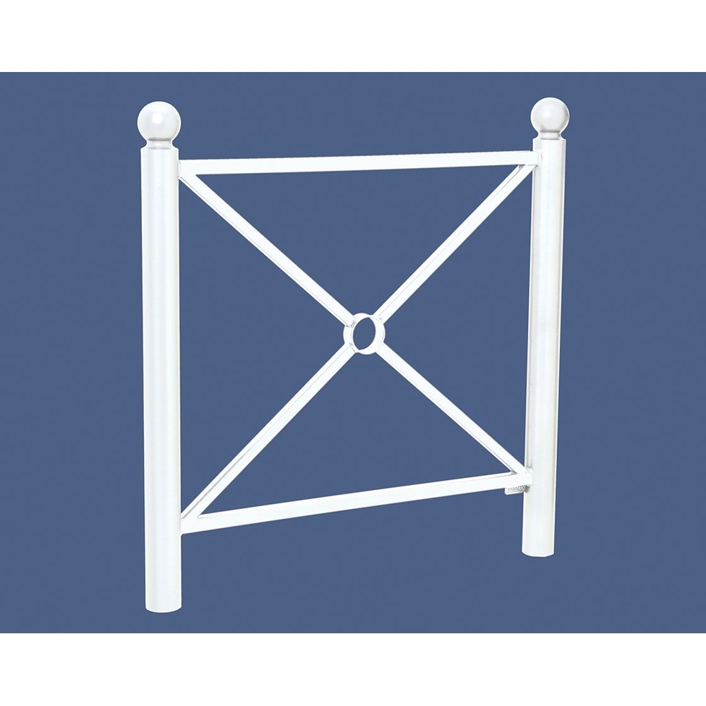 Barrière Province Boule RAL9010 - 1072 - Simple croix - PROCITY - 206066.9010