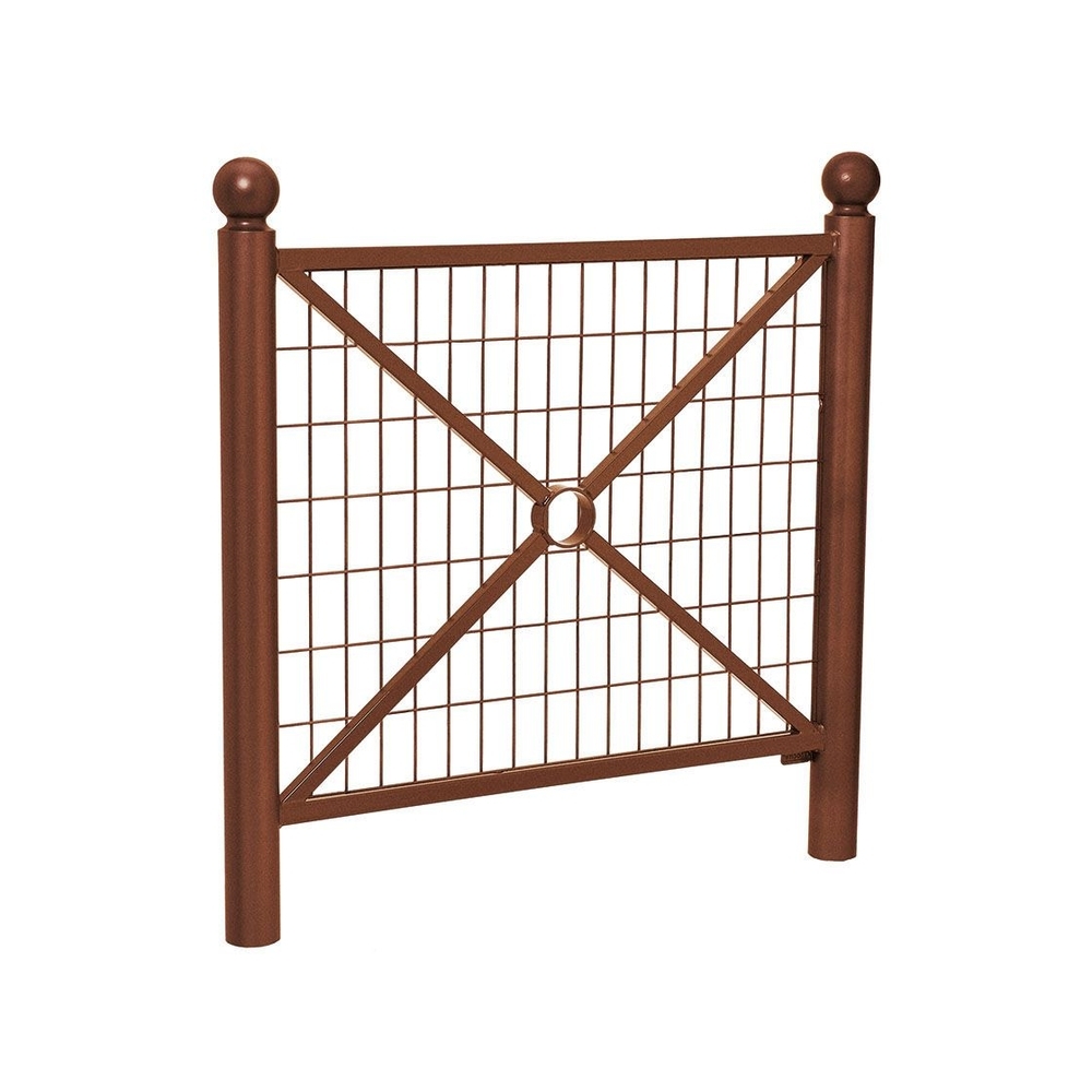 Barrière Province Boule Aspect Corten - 1072 - Grillagée - PROCITY - 206070.S025