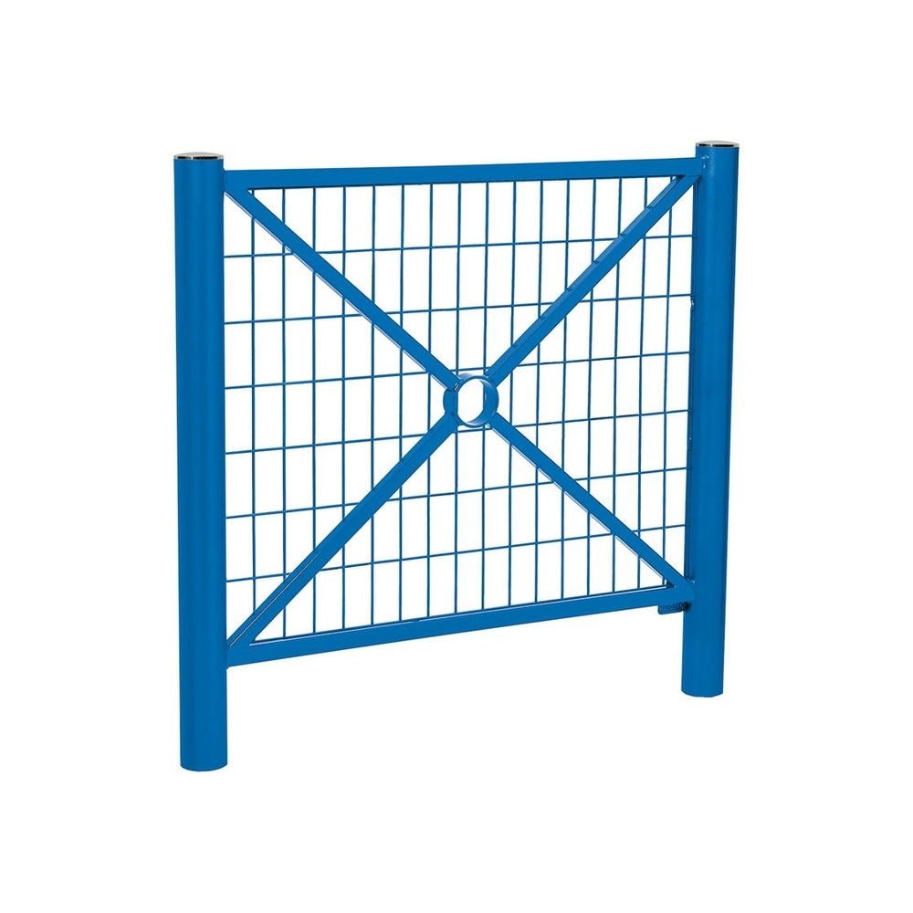 Barrière Province Inox brossé RAL5010 - 1072 - Grillagée - PROCITY - 206078.5010