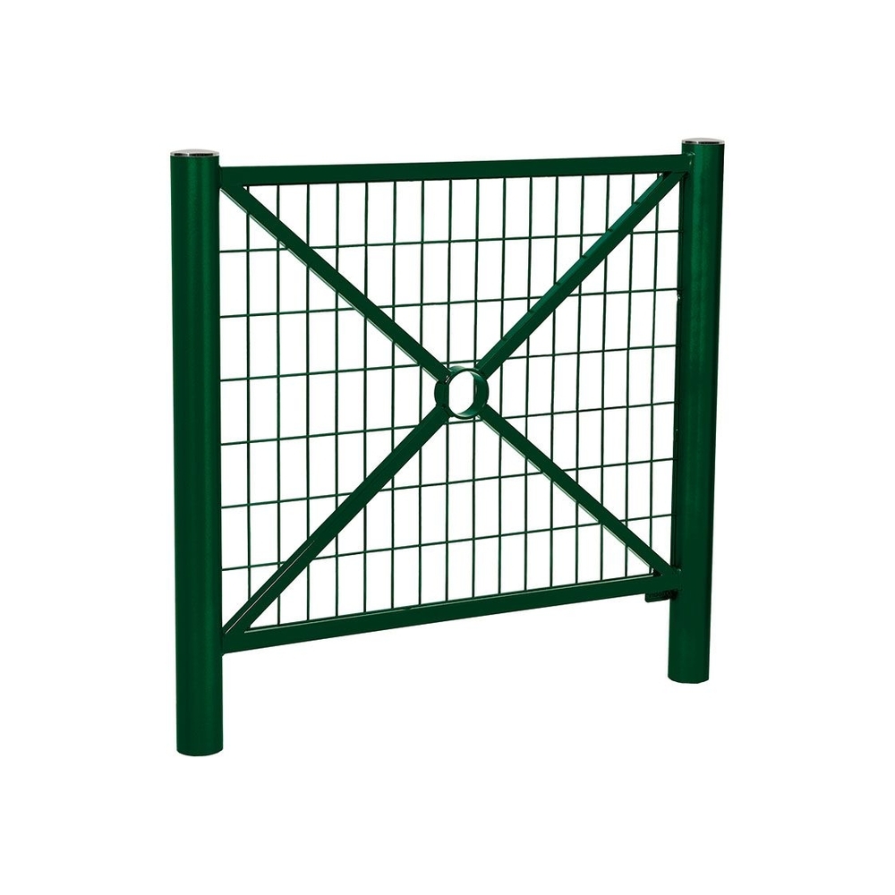 Barrière Province Inox brossé RAL6005 - 1072 - Grillagée - PROCITY - 206078.6005