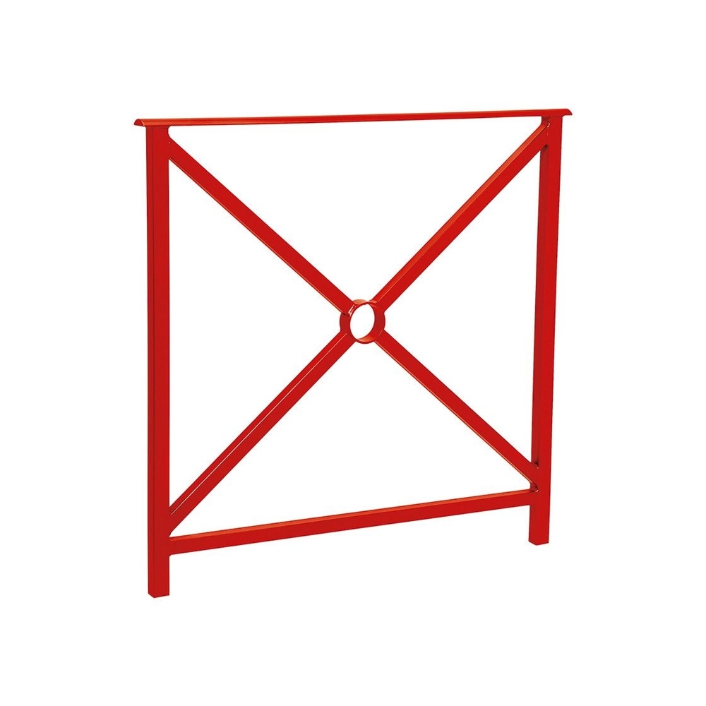 Barrière main courante Héritage RAL3020 - 800mm - Simple croix - Sans crosse - PROCITY - 206130.3020