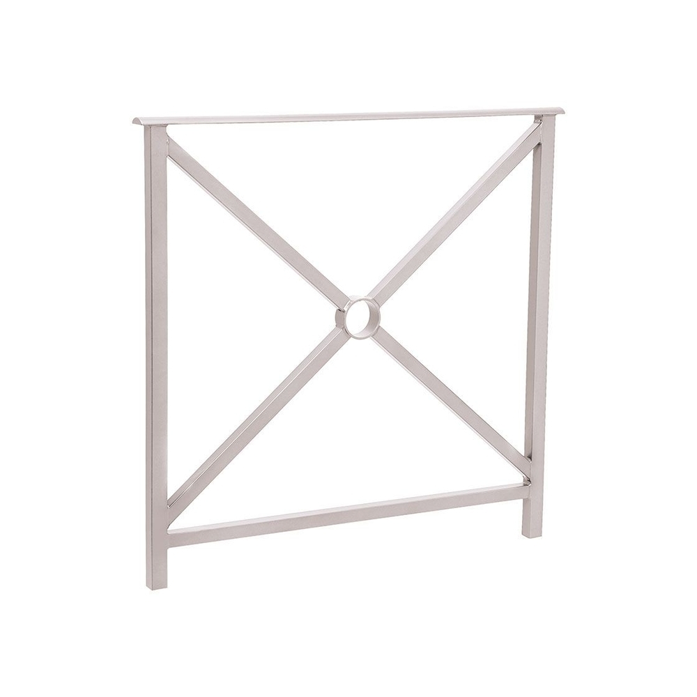 Barrière main courante Héritage RAL7044 - 800mm - Simple croix - Sans crosse - PROCITY - 206130.7044