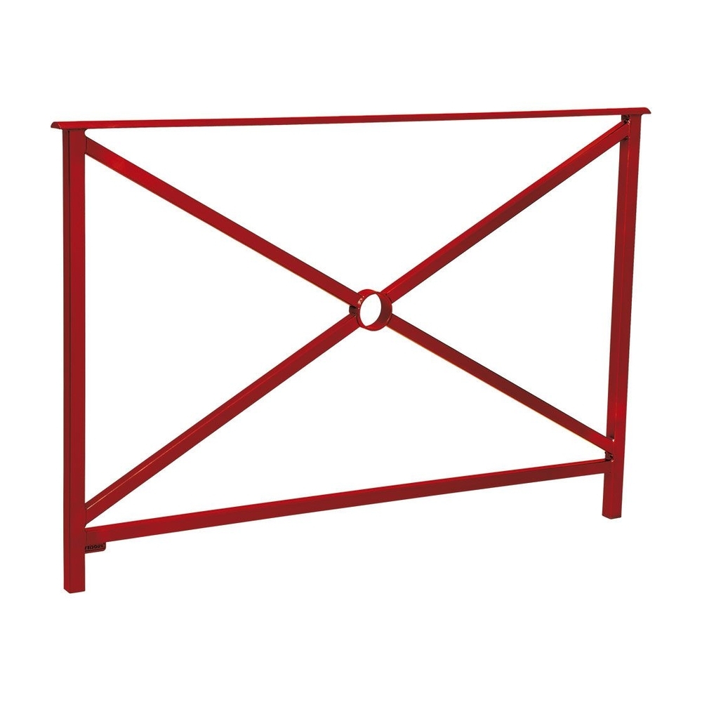Barrière main courante Héritage RAL3004 - 1500mm - Simple croix - Sans crosse - PROCITY - 206131.3004