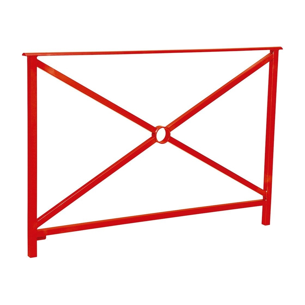 Barrière main courante Héritage RAL3020 - 1500mm - Simple croix - Sans crosse - PROCITY - 206131.3020
