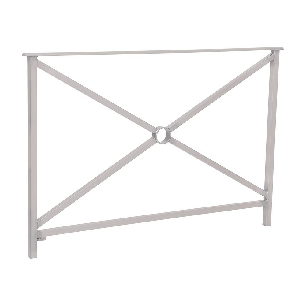 Barrière main courante Héritage RAL7044 - 1500mm - Simple croix - Sans crosse - PROCITY - 206131.7044