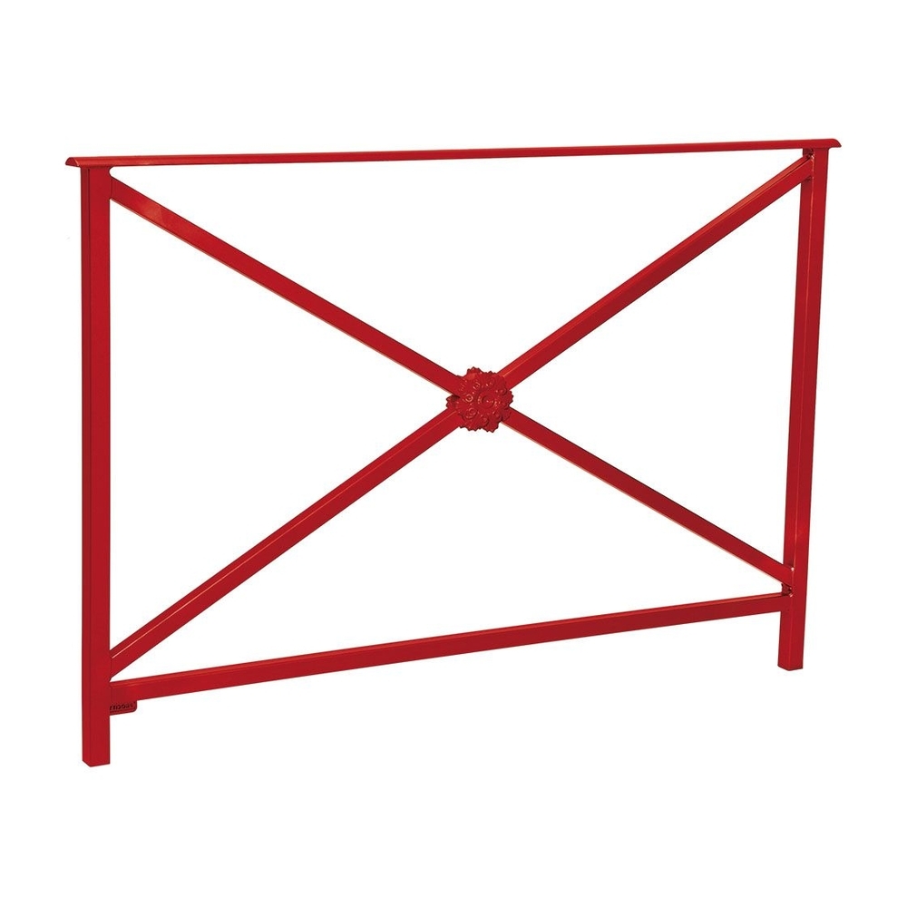 Barrière main courante Héritage RAL3004 - 1500mm - Rosace - Sans crosse - PROCITY - 206133.3004