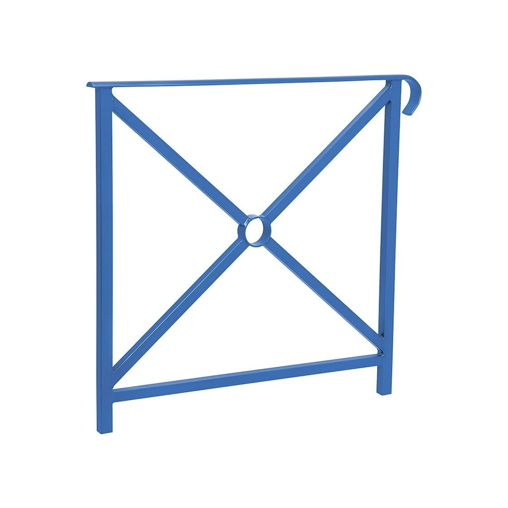 Barrière main courante Héritage RAL5010 - 800mm - Simple croix - Simple crosse - PROCITY - 206140.5010