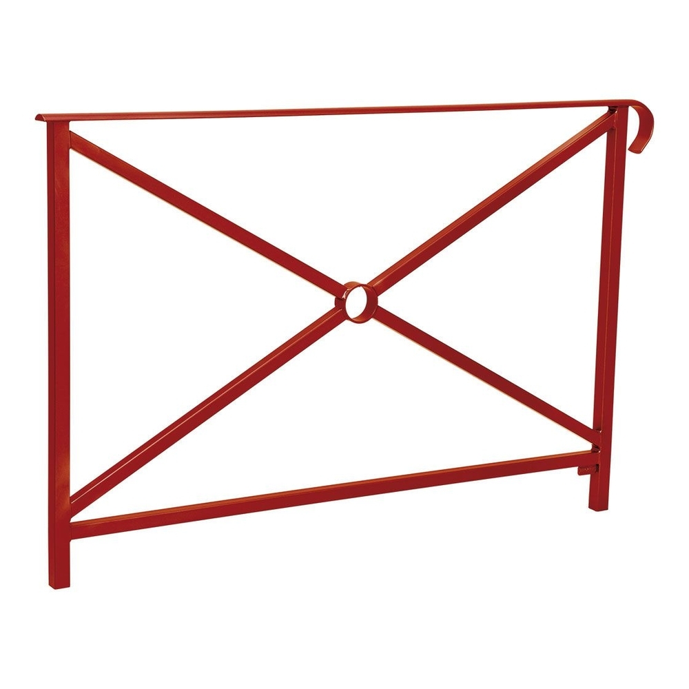 Barrière main courante Héritage RAL3004 - 1500mm - Simple croix - Simple crosse - PROCITY - 206141.3004