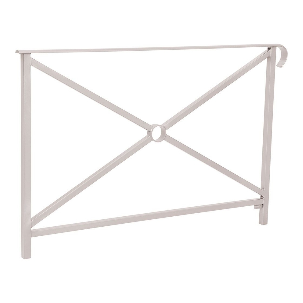 Barrière main courante Héritage RAL7044 - 1500mm - Simple croix - Simple crosse - PROCITY - 206141.7044