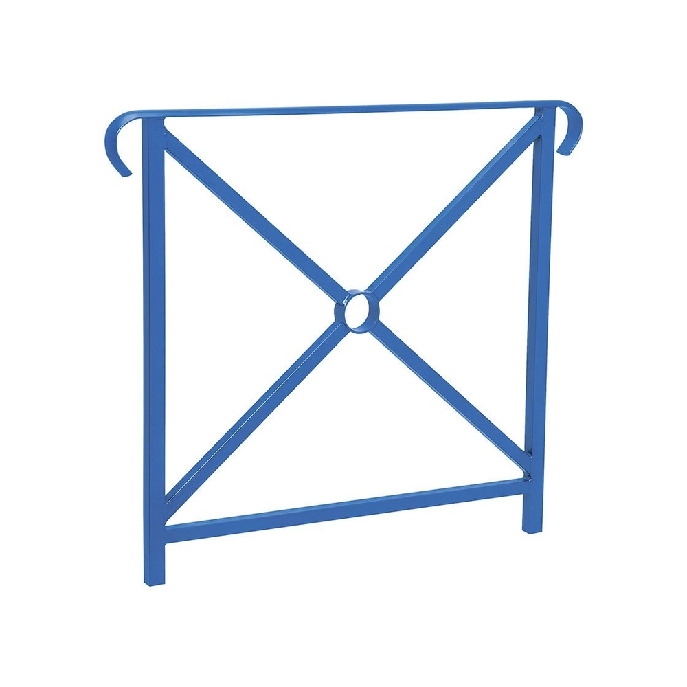 Barrière main courante Héritage RAL5010 - 800mm - Simple croix - Double crosse - PROCITY - 206150.5010