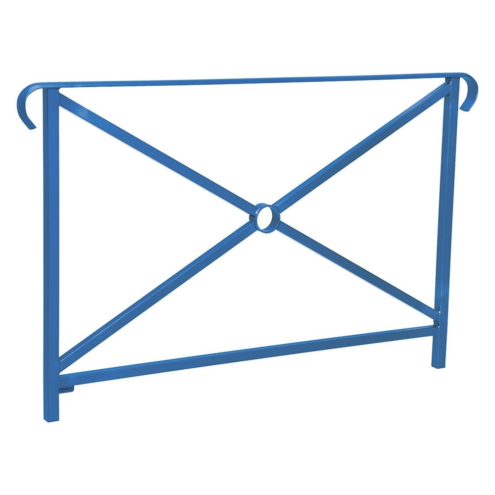 Barrière main courante Héritage RAL5010 - 1500mm - Simple croix - Double crosse - PROCITY - 206151.5010