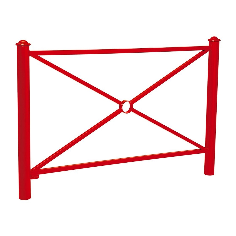 Barrière Province Agora RAL3020 - 1572mm - Simple croix - PROCITY - 206157.3020