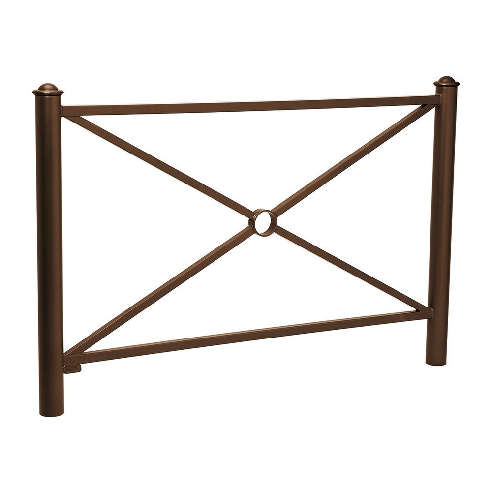 Barrière Province Agora RAL8017 - 1572mm - Simple croix - PROCITY - 206157.8017