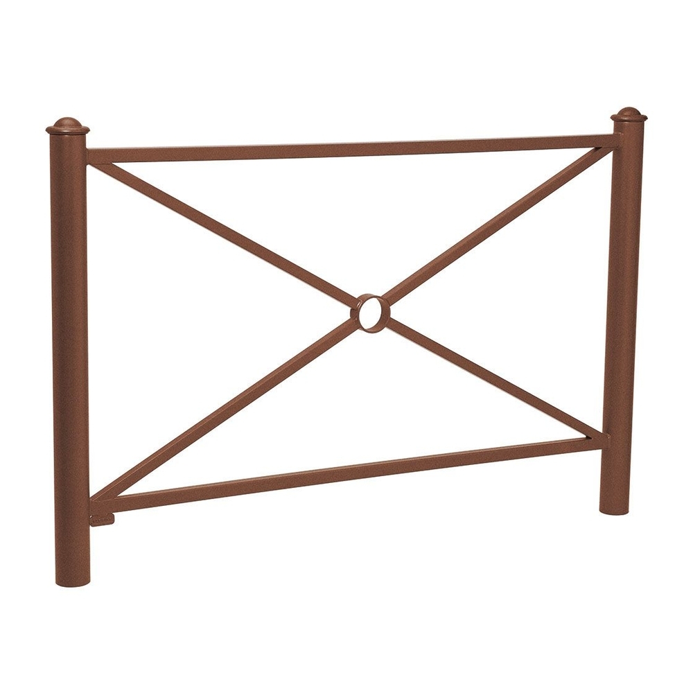 Barrière Province Agora Aspect Corten - 1572mm - Simple croix - PROCITY - 206157.S025