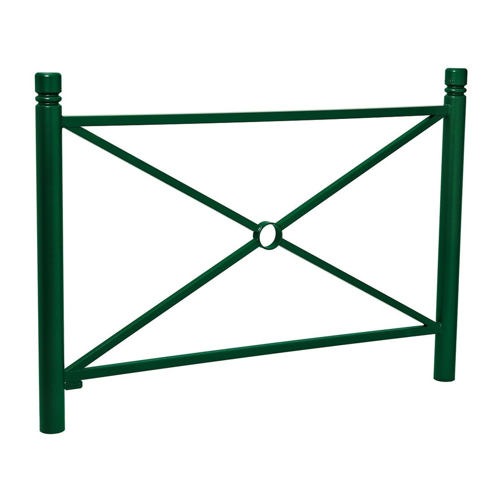 Barrière Province City RAL6005 - 1572mm - Simple croix - PROCITY - 206161.6005