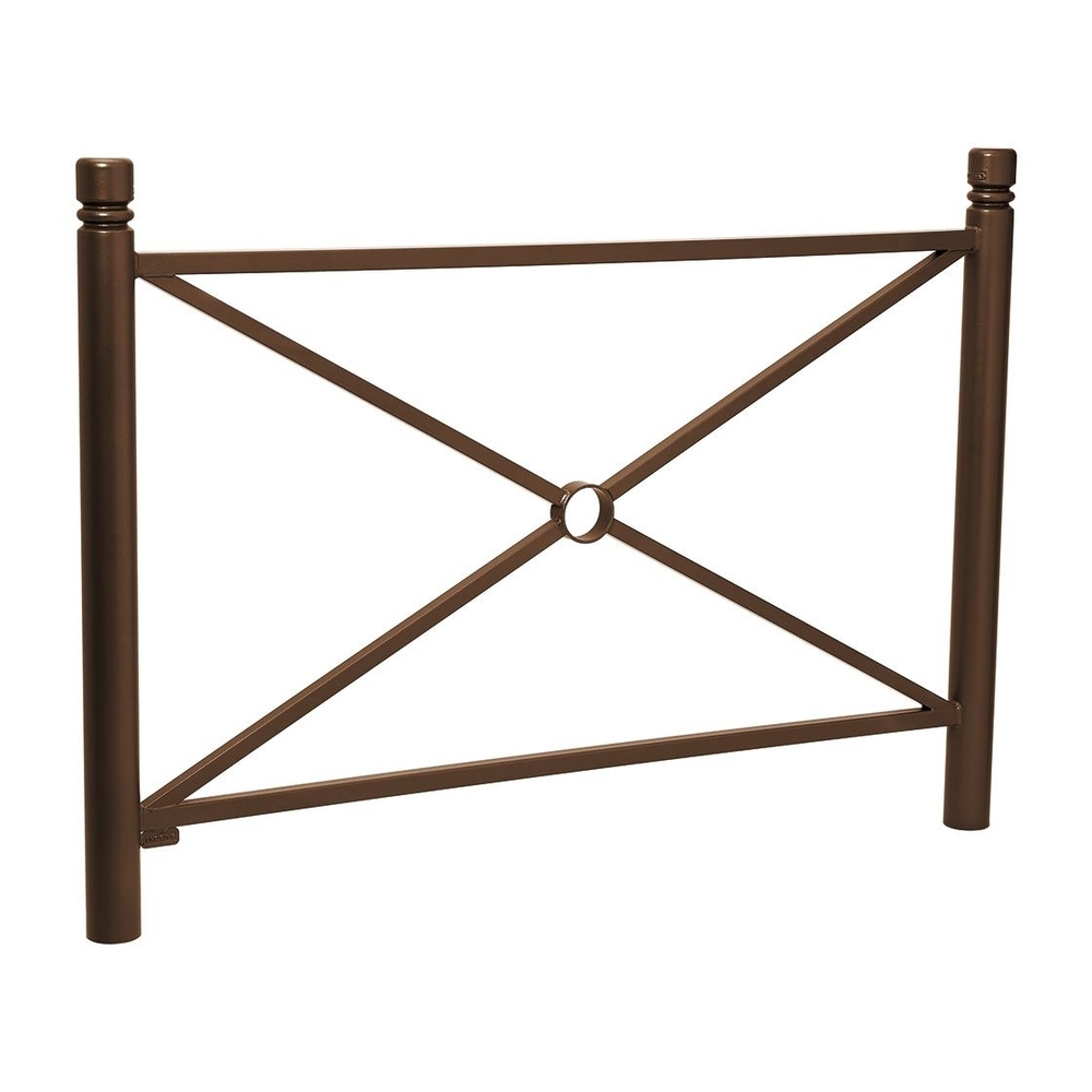 Barrière Province City RAL8017 - 1572mm - Simple croix - PROCITY - 206161.8017