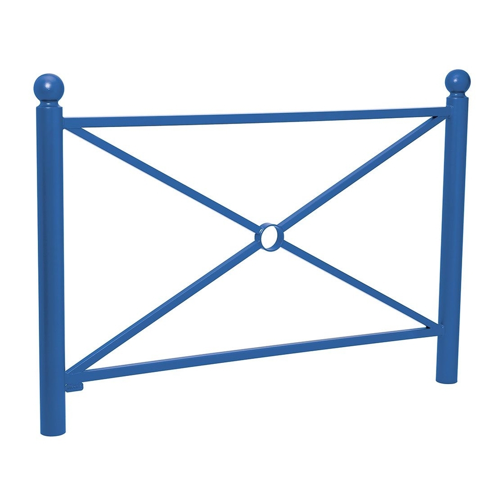 Barrière Province Boule RAL5010 - 1572mm - Simple croix - PROCITY - 206166.5010