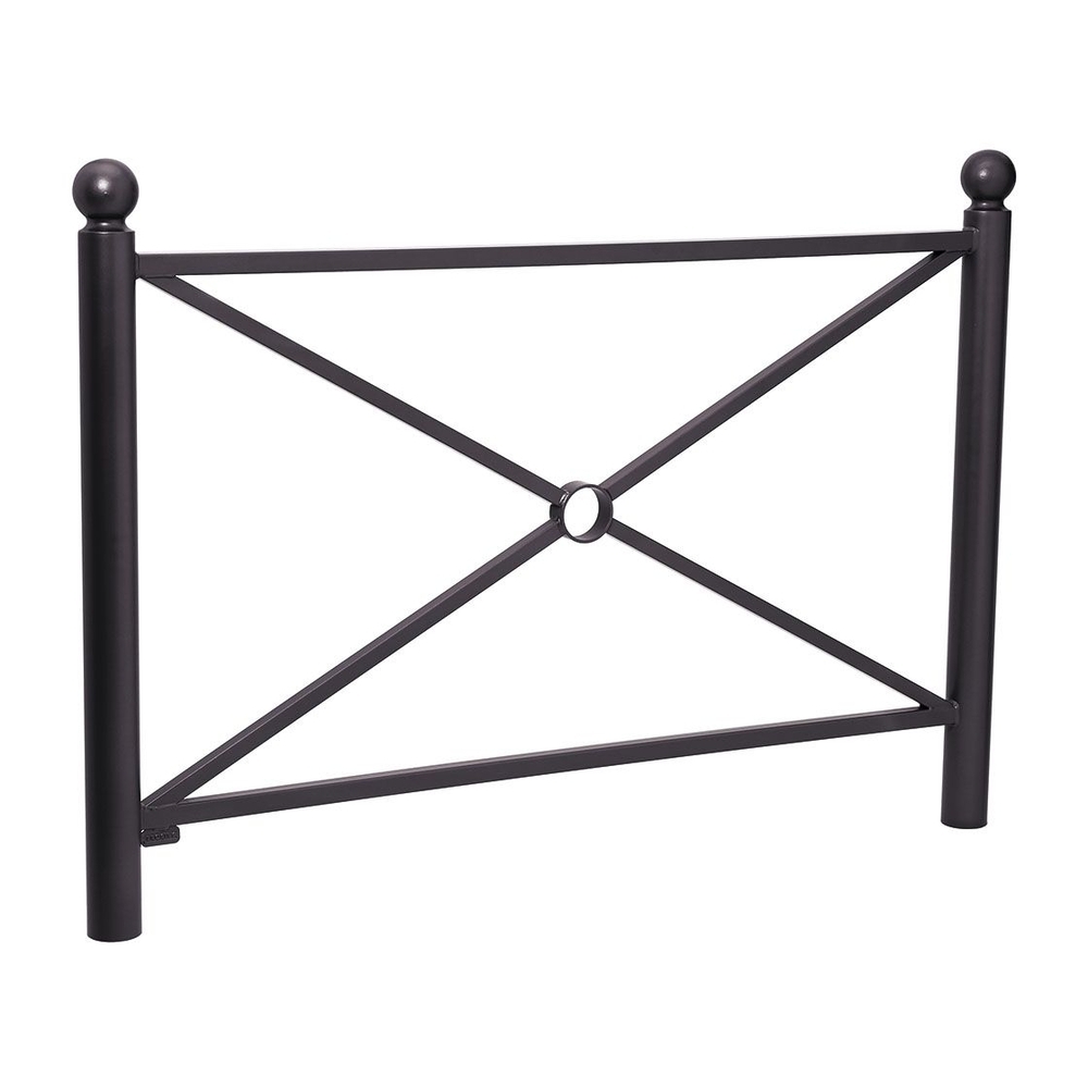 Barrière Province Boule RAL9005 - 1572mm - Simple croix - PROCITY - 206166.9005