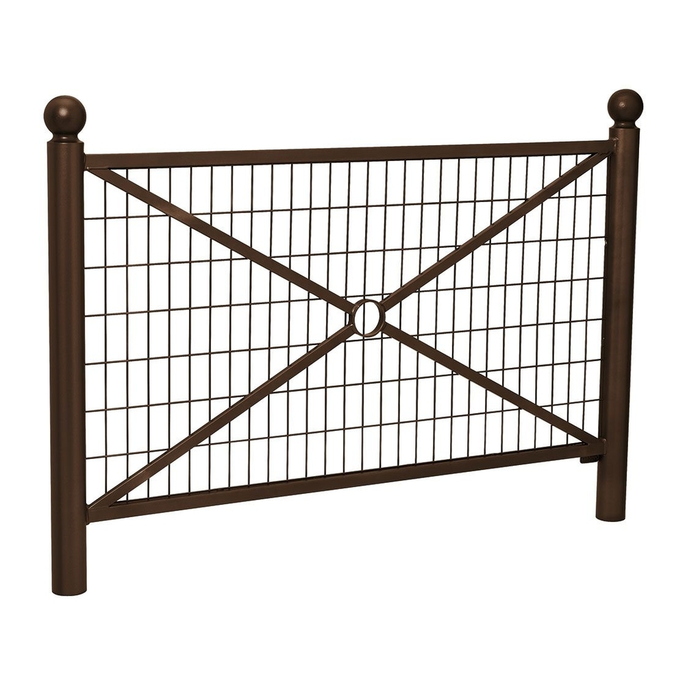 Barrière Province Boule RAL8017 - 1572mm - Grillagée - PROCITY - 206170.8017