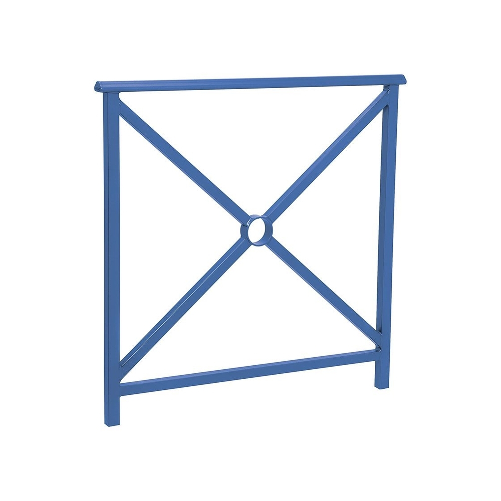 Barrière main courante Lisbonne RAL5010 - 1000mm - Simple croix - PROCITY - 206200.5010