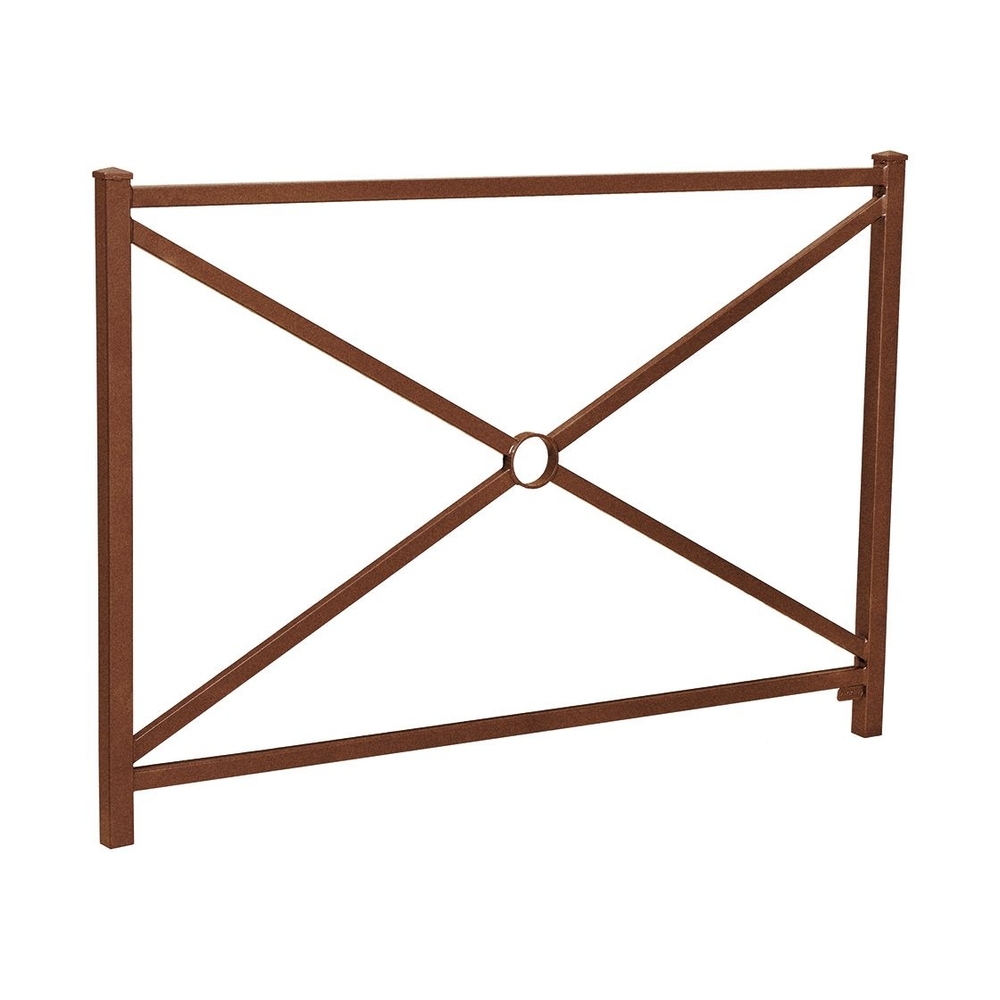 Barrière Orléans Aspect Corten - Simple croix - PROCITY - 206216.S025