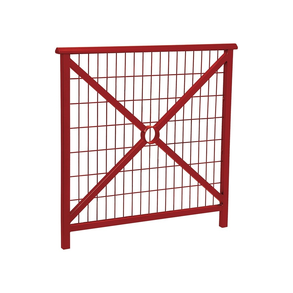 Barrière main courante Lisbonne RAL3004 - 1000mm - Grillagée - PROCITY - 206220.3004