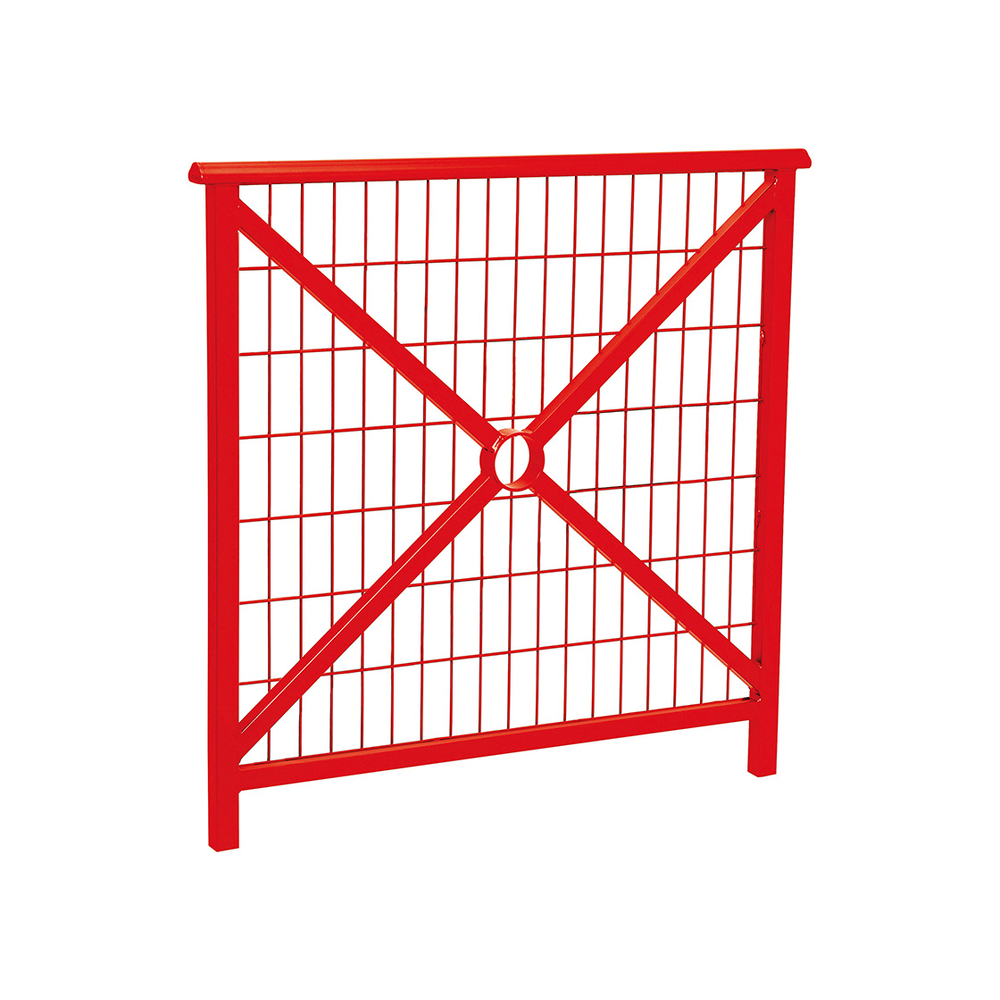 Barrière main courante Lisbonne RAL3020 - 1000mm - Grillagée - PROCITY - 206220.3020