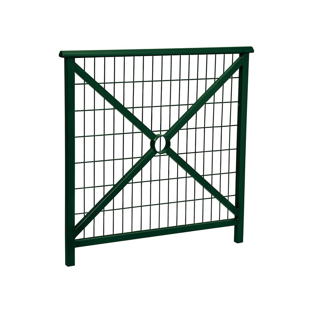 Barrière main courante Lisbonne RAL6005 - 1000mm - Grillagée - PROCITY - 206220.6005