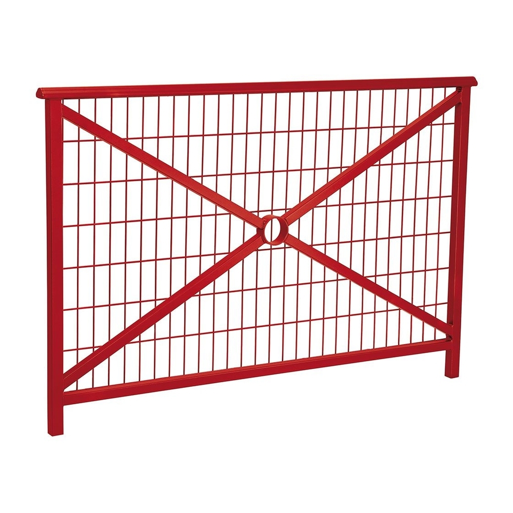 Barrière main courante Lisbonne RAL3004 - 1500mm - Grillagée - PROCITY - 206221.3004