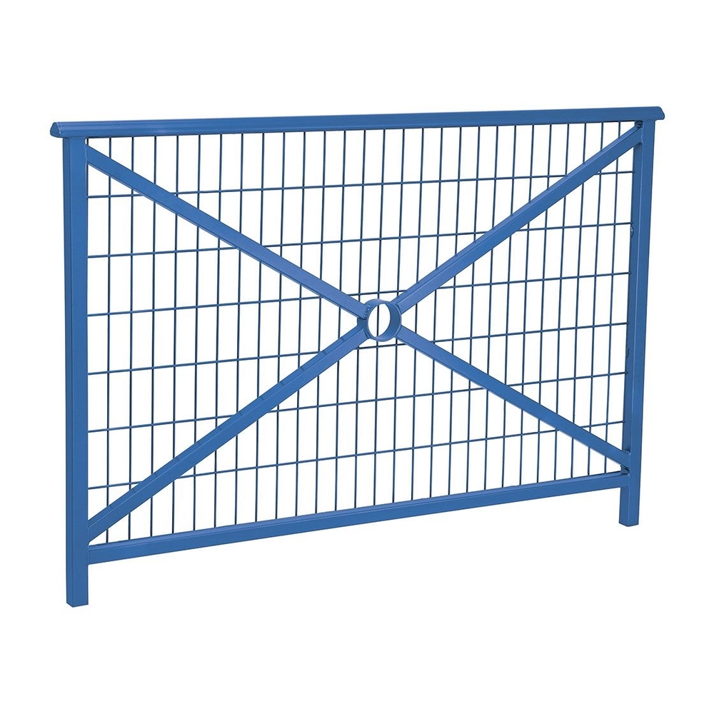 Barrière main courante Lisbonne RAL5010 - 1500mm - Grillagée - PROCITY - 206221.5010