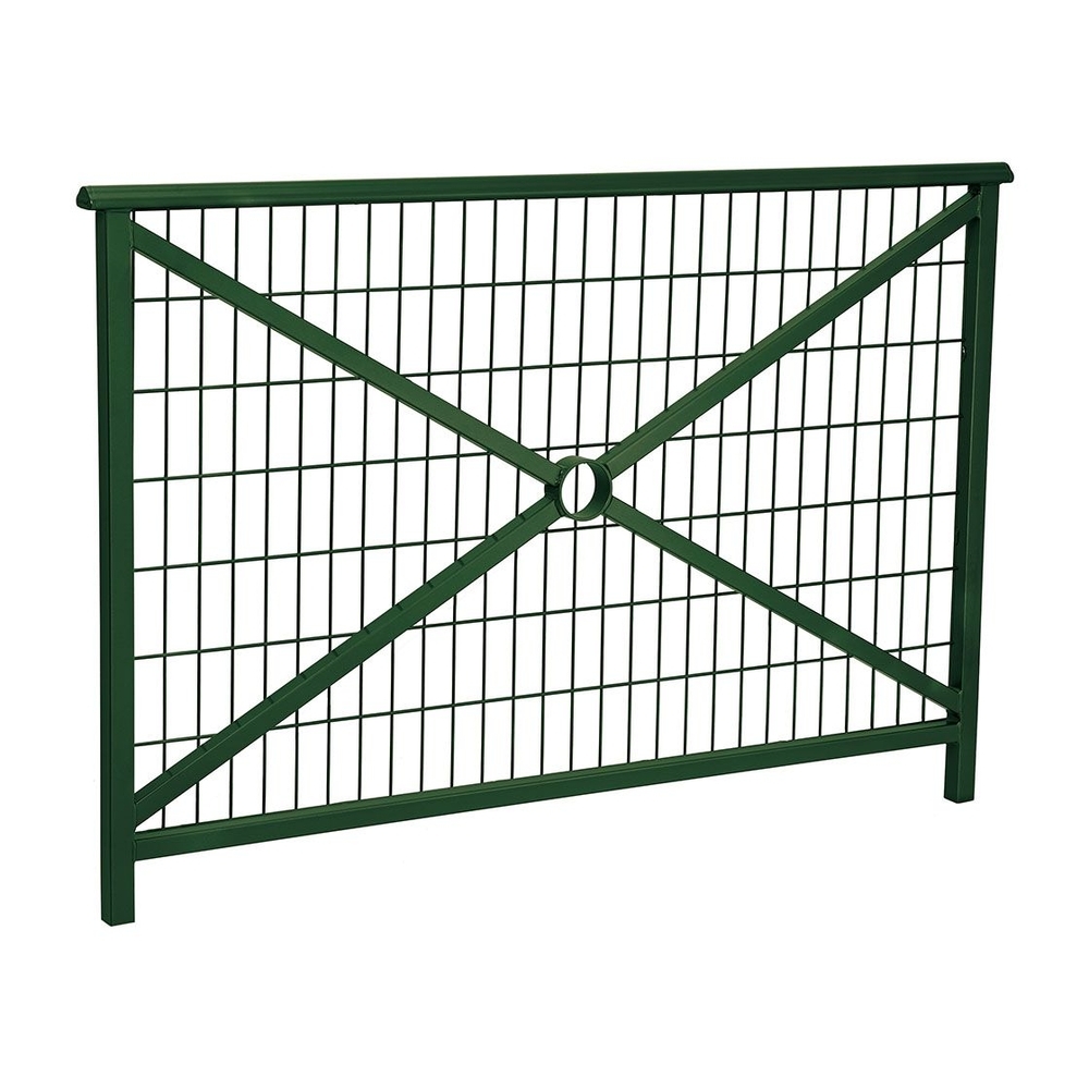 Barrière main courante Lisbonne RAL6005 - 1500mm - Grillagée - PROCITY - 206221.6005