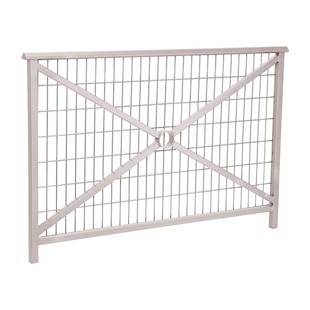 Barrière main courante Lisbonne RAL7044 - 1500mm - Grillagée - PROCITY - 206221.7044