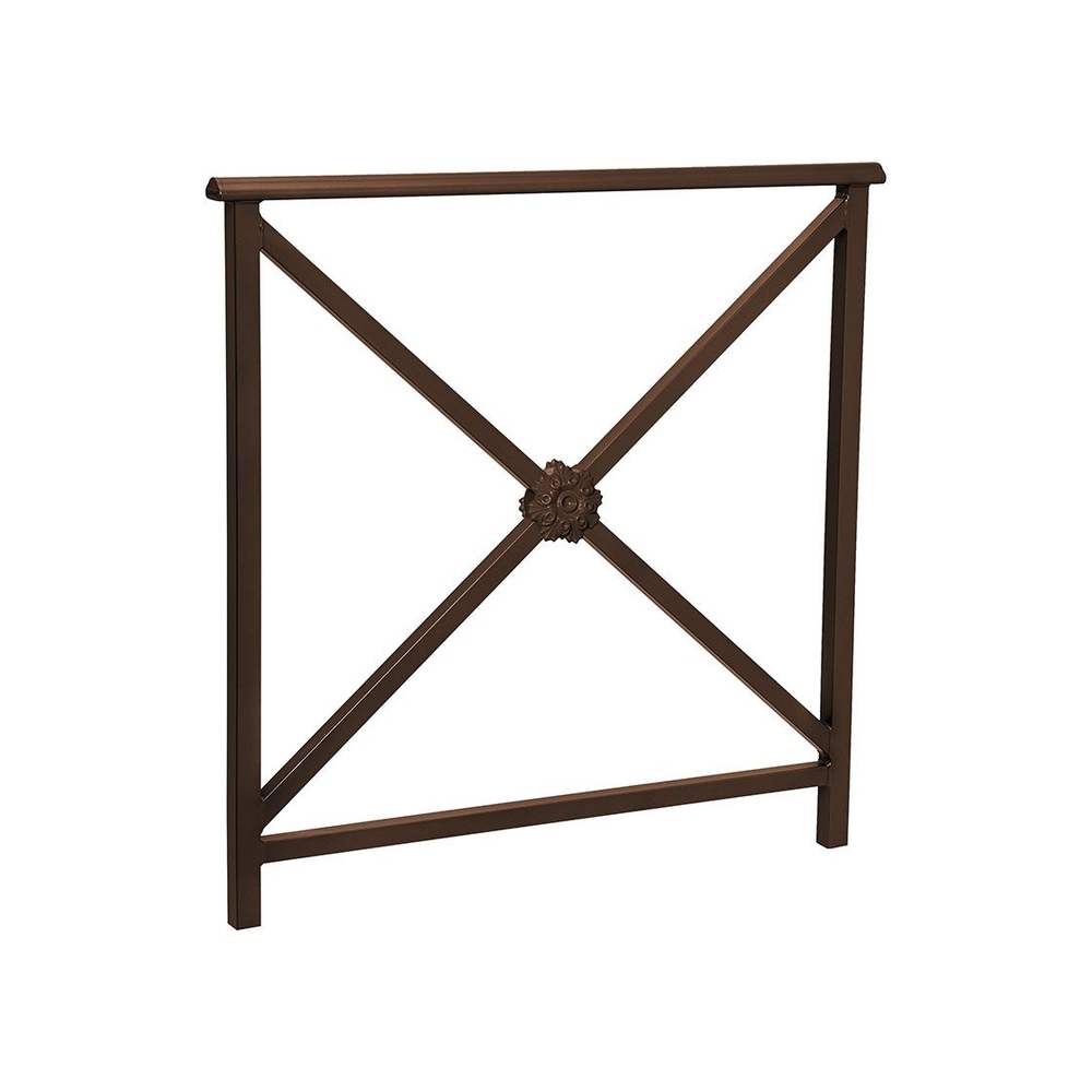 Barrière main courante Lisbonne RAL8017 - 1000mm - Rosace - PROCITY - 206232.8017