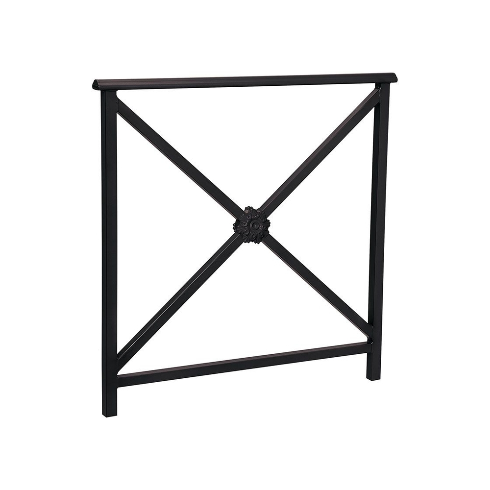 Barrière main courante Lisbonne RAL9005 - 1000mm - Rosace - PROCITY - 206232.9005