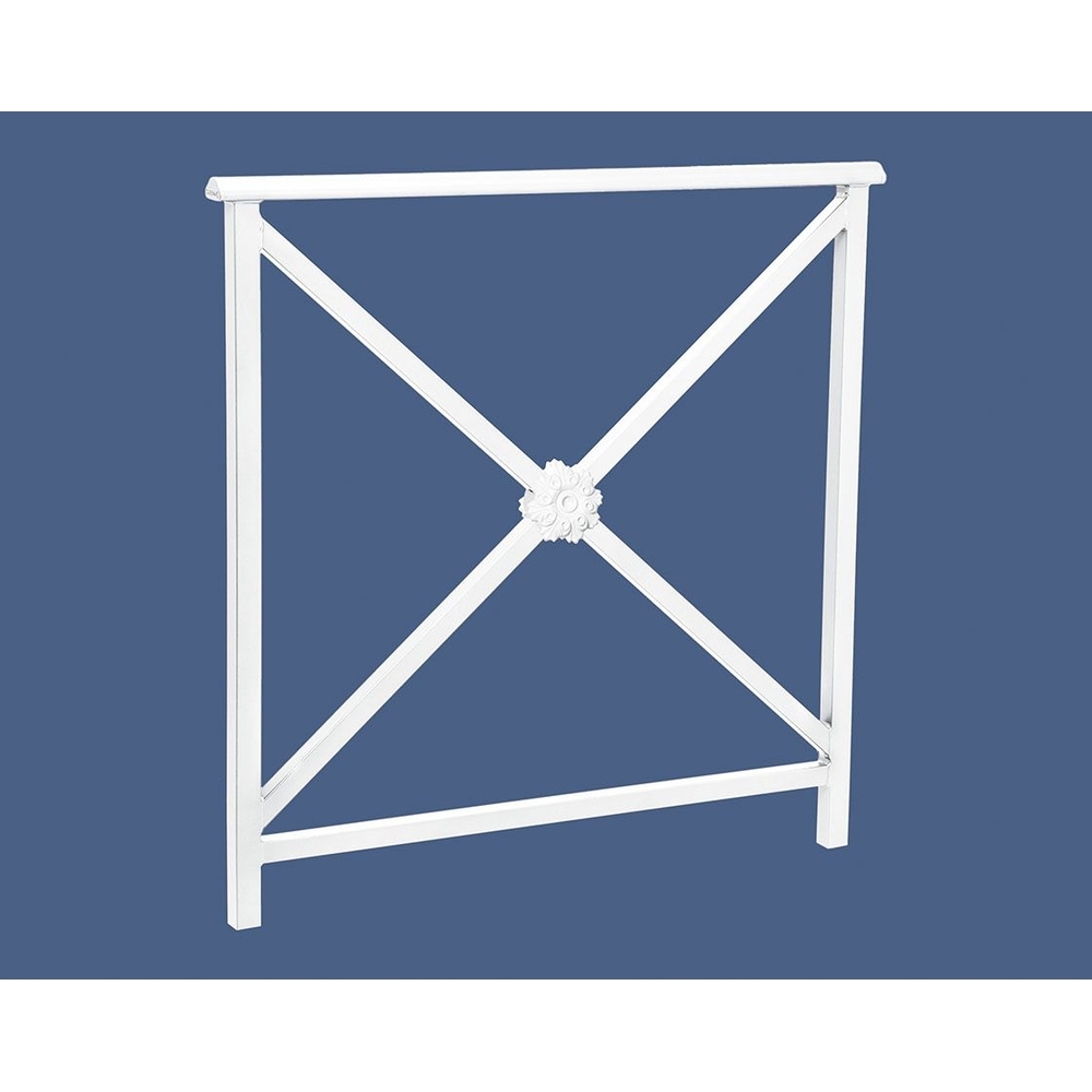 Barrière main courante Lisbonne RAL9010 - 1000mm - Rosace - PROCITY - 206232.9010