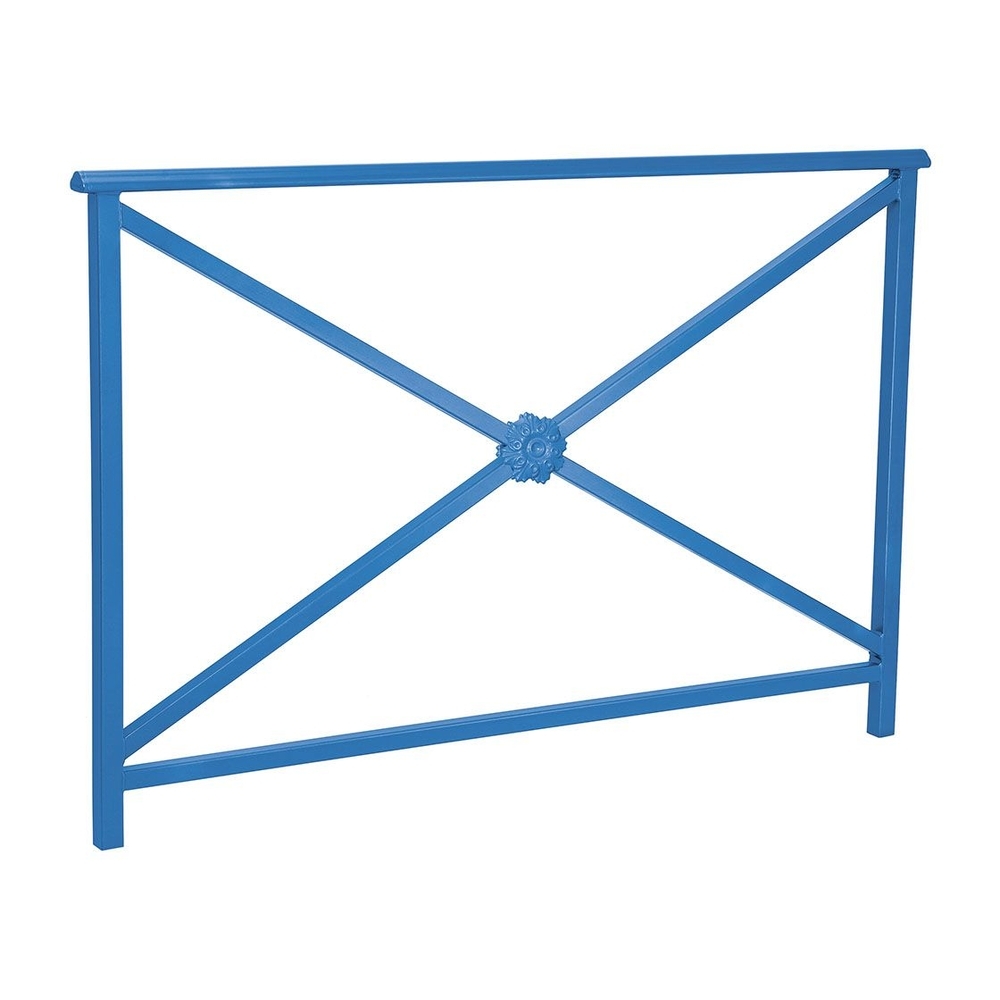 Barrière main courante Lisbonne RAL5010 - 1500mm - Rosace - PROCITY - 206233.5010