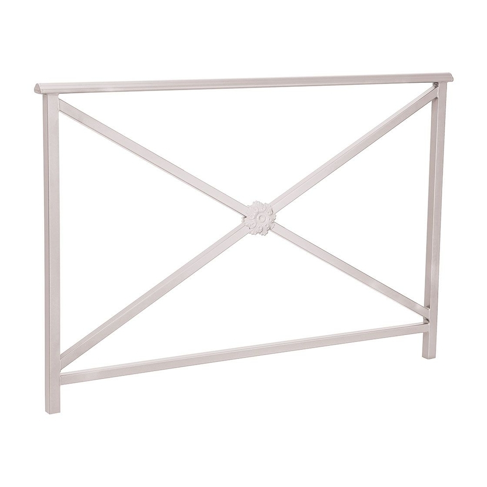 Barrière main courante Lisbonne RAL7044 - 1500mm - Rosace - PROCITY - 206233.7044