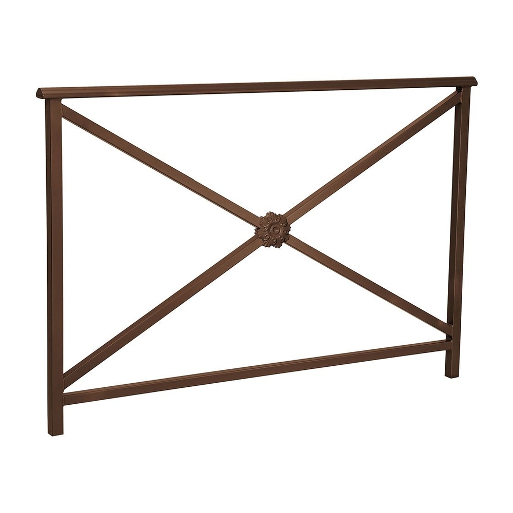 Barrière main courante Lisbonne RAL8017 - 1500mm - Rosace - PROCITY - 206233.8017