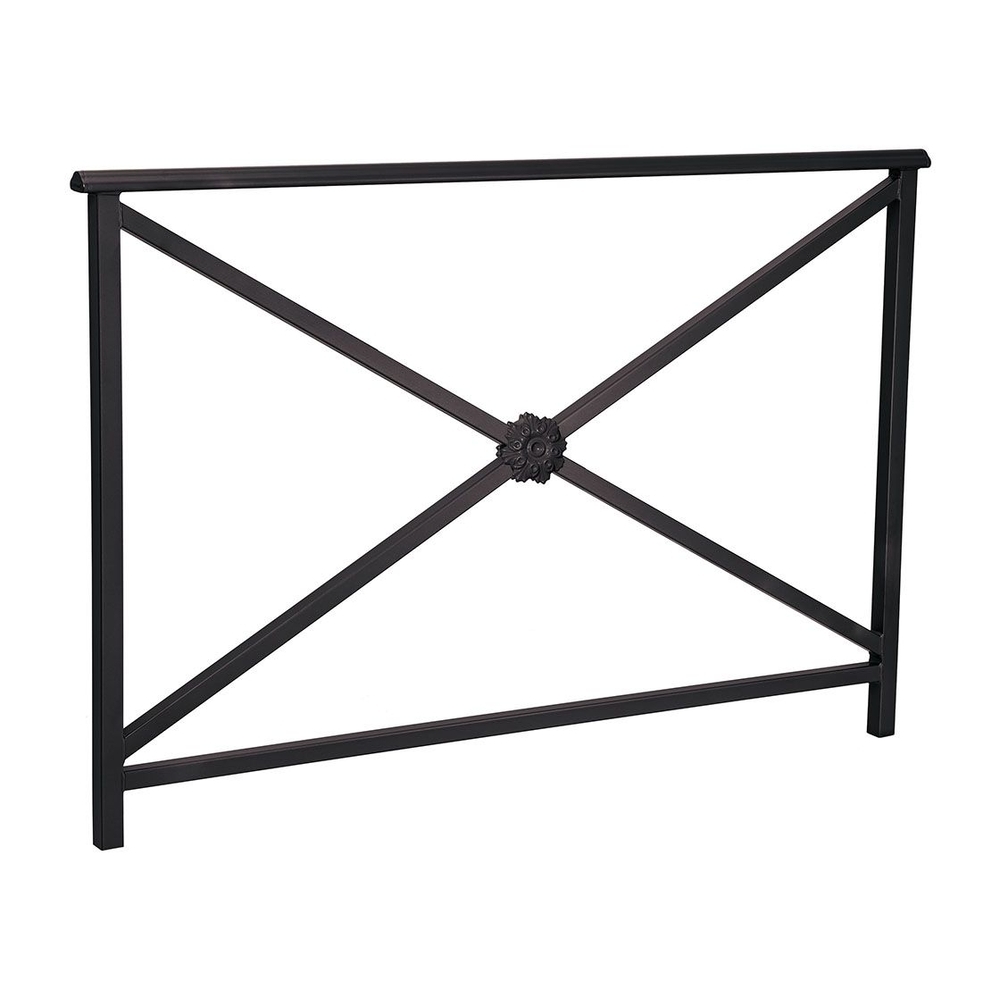 Barrière main courante Lisbonne RAL9005 - 1500mm - Rosace - PROCITY - 206233.9005