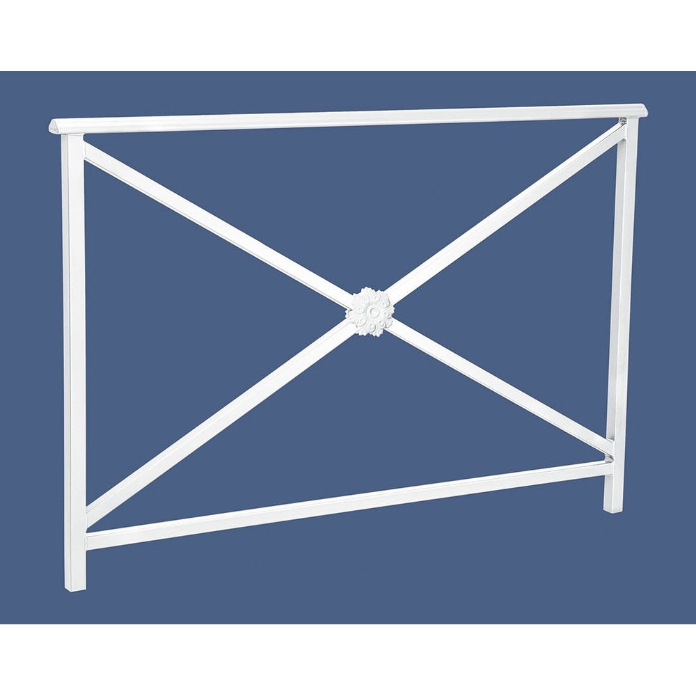 Barrière main courante Lisbonne RAL9010 - 1500mm - Rosace - PROCITY - 206233.9010