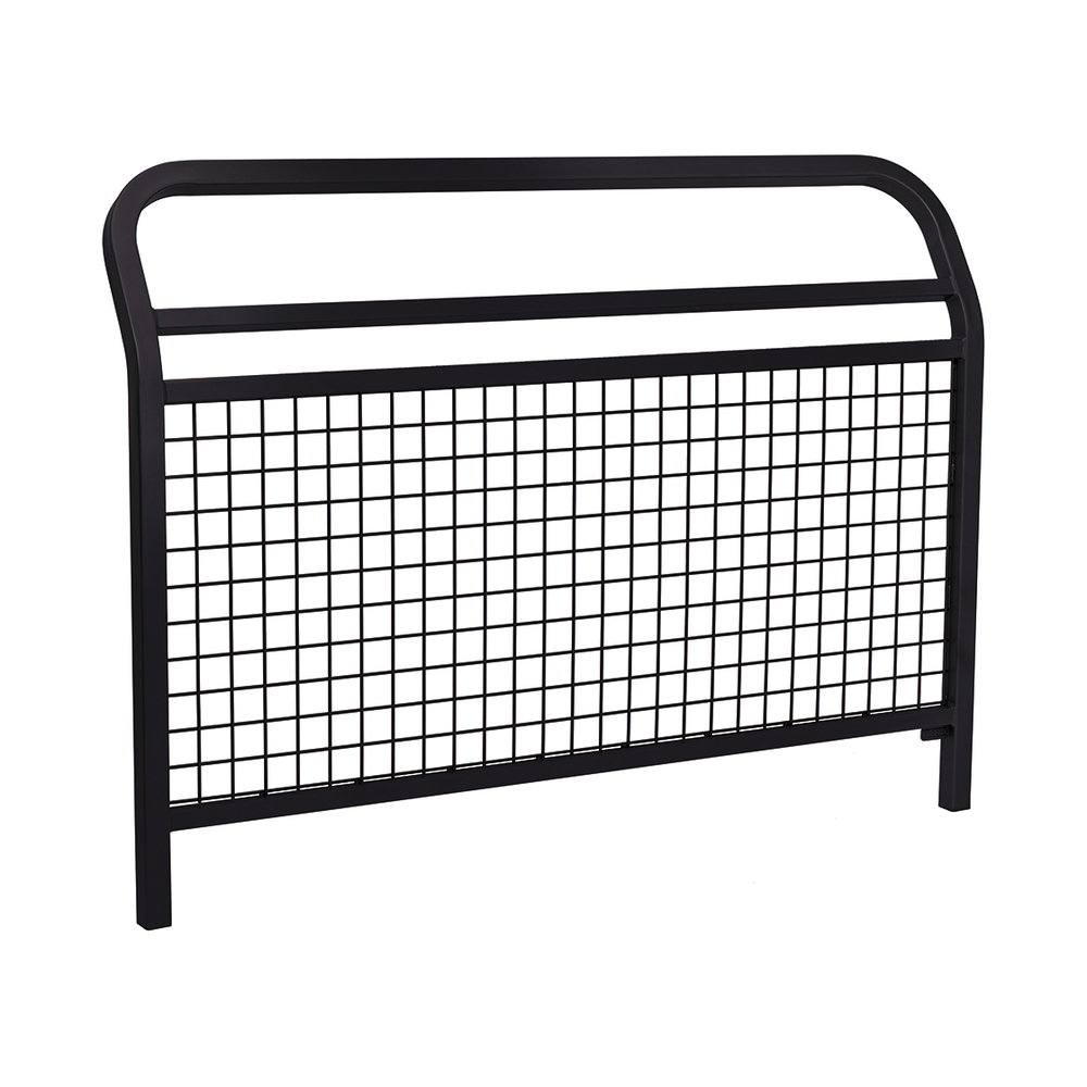 Barrière Conviviale grillagée RAL9005 - 1500mm - PROCITY - 206293.9005