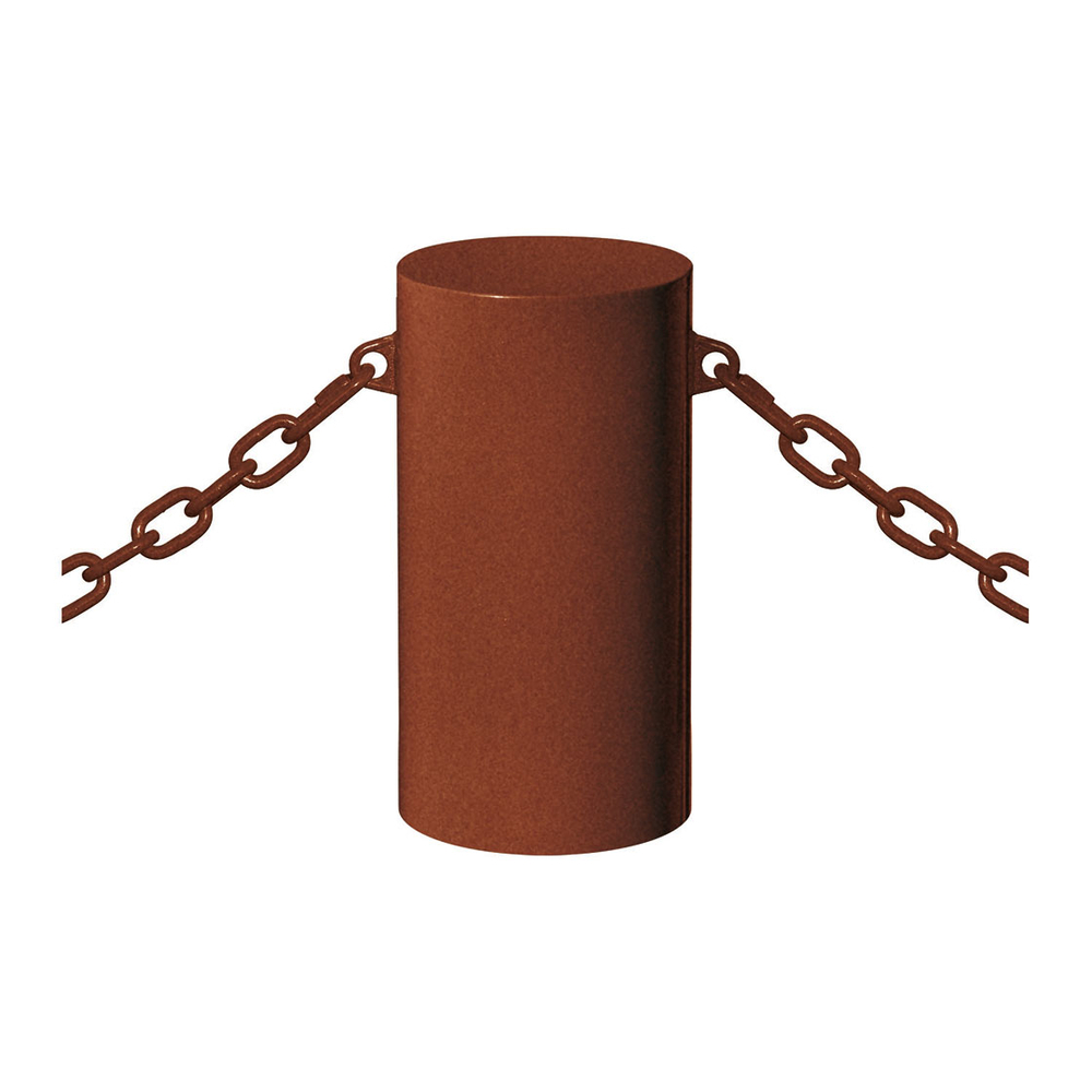 Borne Barcelone Aspect Corten - 2 anneaux Ø270mm - PROCITY - 206381.S025