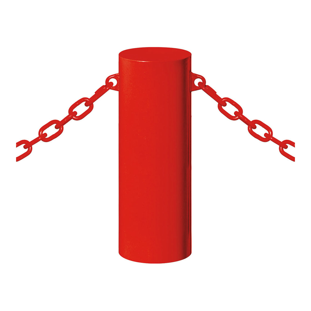 Borne Barcelone RAL3020 - 2 anneaux Ø220mm - PROCITY - 206384.3020