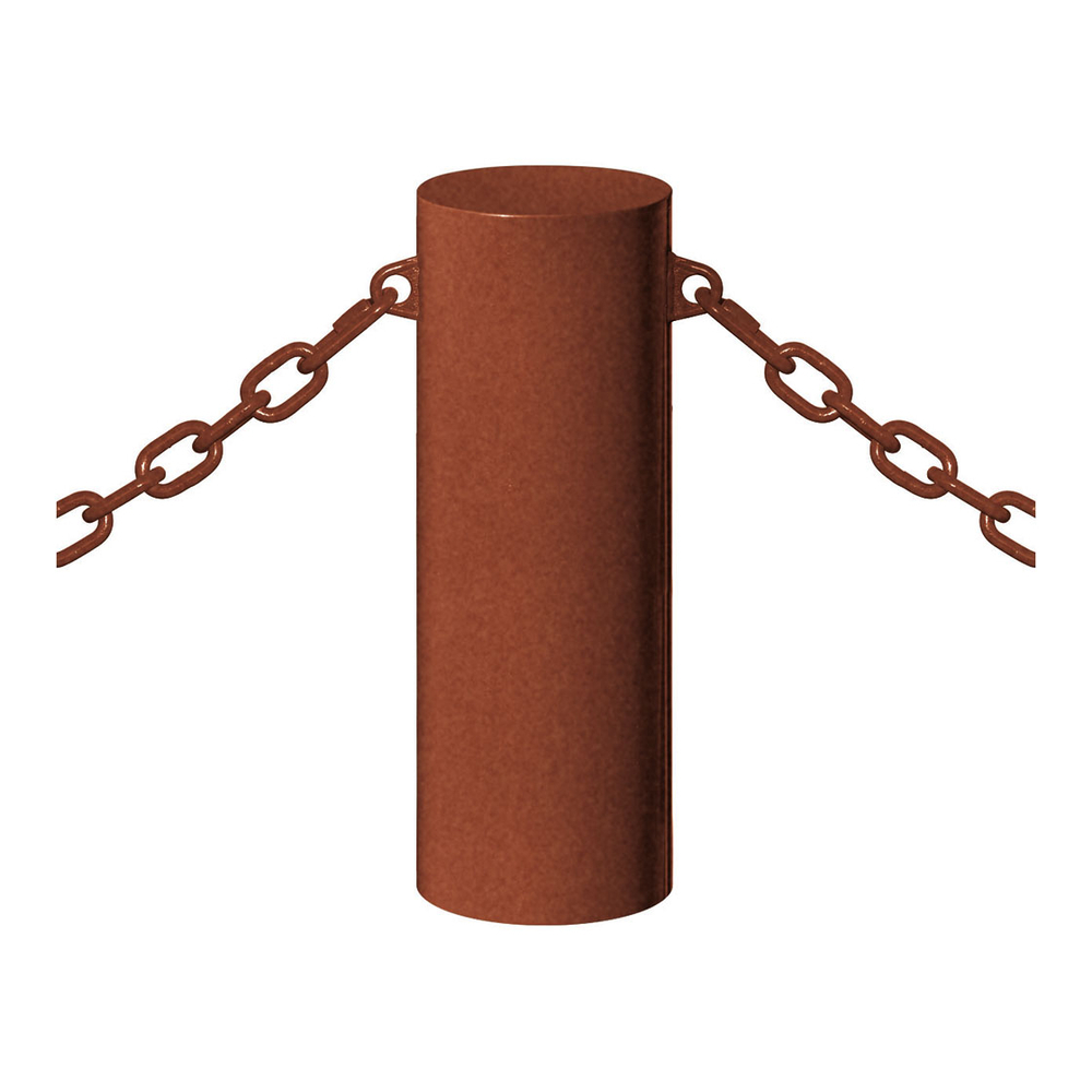 Borne Barcelone Aspect Corten - 2 anneaux Ø220mm - PROCITY - 206384.S025