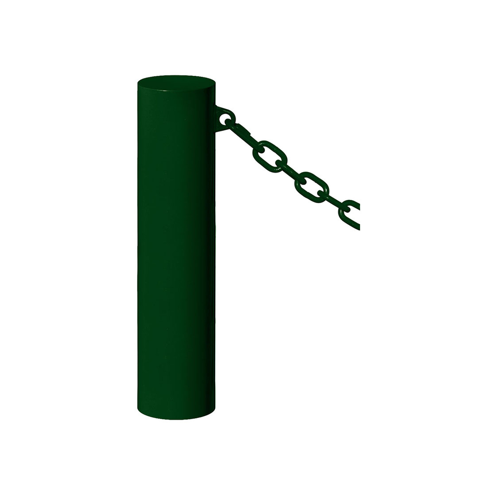 Borne Barcelone RAL6005 - 1 anneau Ø160mm - PROCITY - 206385.6005