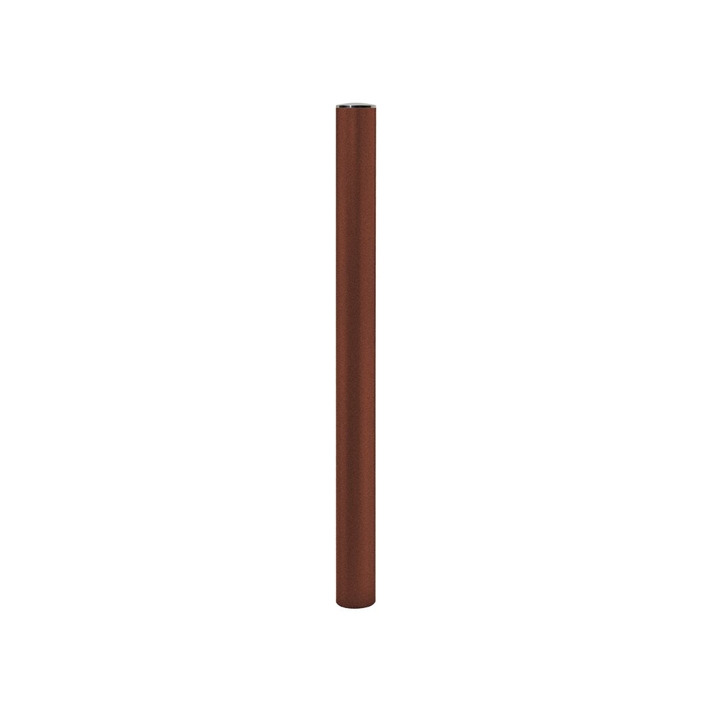 Potelet Inox brossé Ligne Province Ø76mm Aspect Corten - PROCITY - 206390.S025