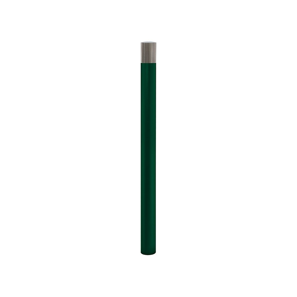Potelet Inox brossé haute visibilité RAL6005 Ø76mm - PROCITY - 206396.6005