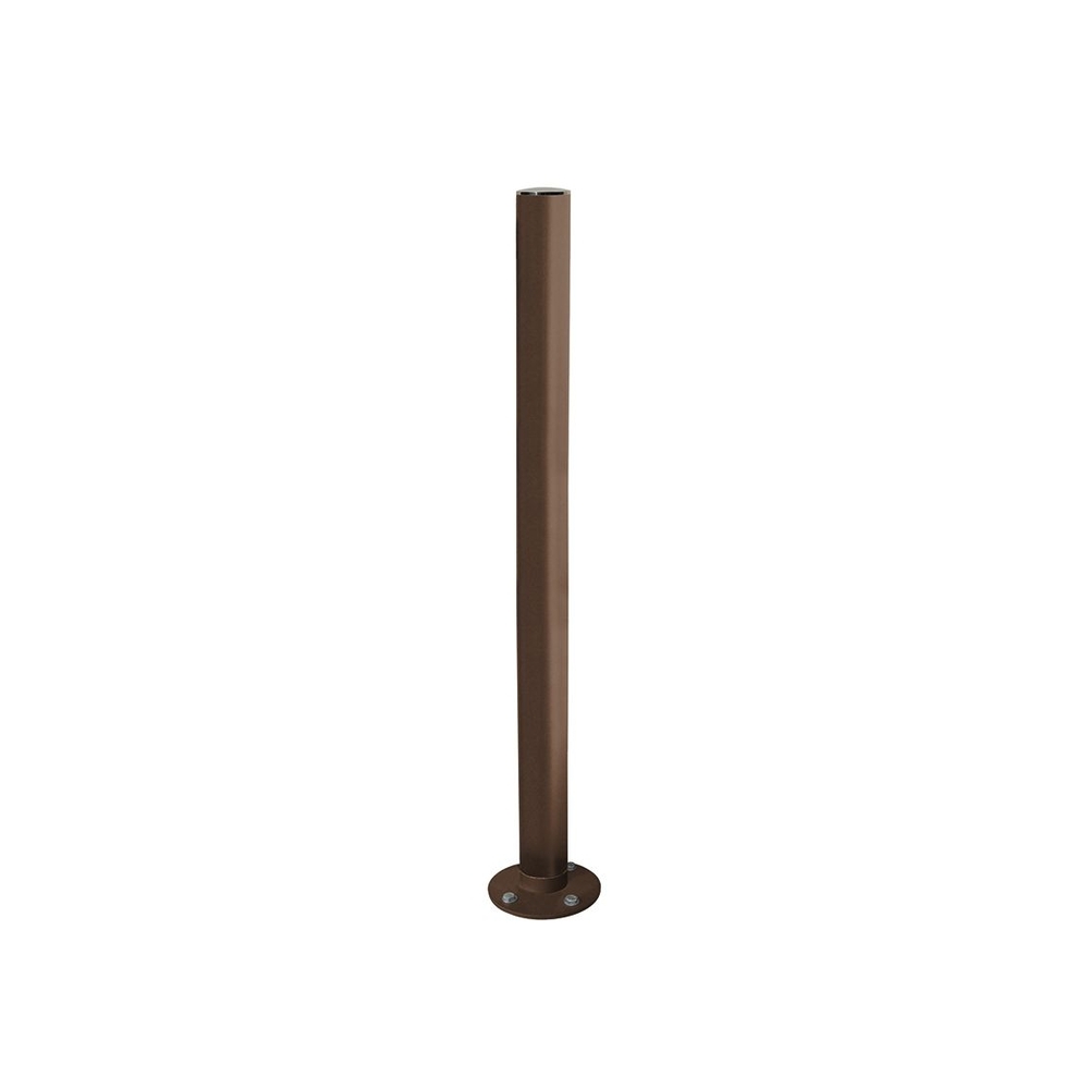 Potelet inclinable Amortichoc Inox brossé RAL8017 - PROCITY - 206397.8017