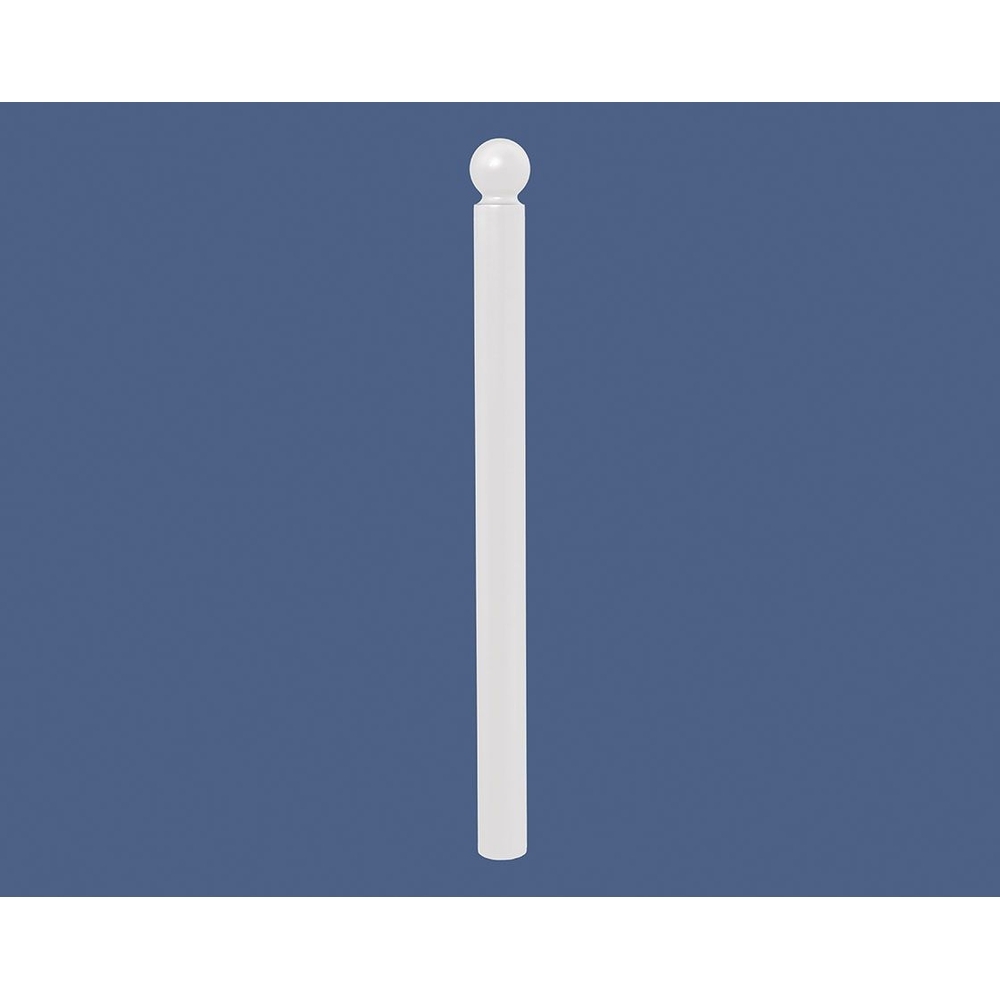 Potelet Boule Ligne Province Ø76mm RAL9010 - PROCITY - 206402.9010